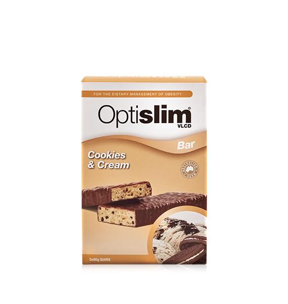 Optislim VLCD Cookies & Cream Bar 5x60g